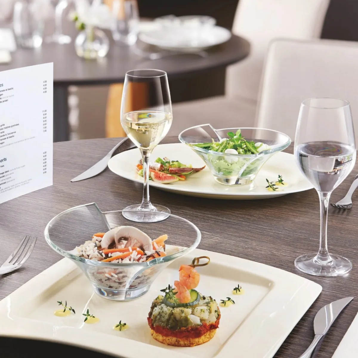 PRO.MUNDI Verre à pied jaugé verre 27 cl Allegro Discount