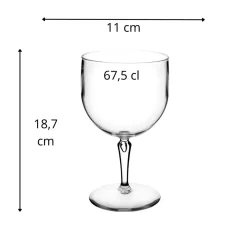 Aucune Verre à pied SAN 67,5 cl Piscine