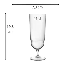 Verre à pied tequila sunrise verre cristallin 45 cl Backdoor - LUIGI BORMIOLI Discount