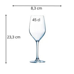 Verre à pied verre 45 cl Allegro - PRO.MUNDI Online