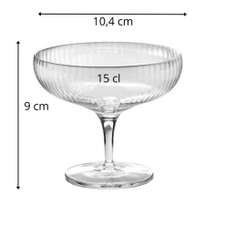 Verre à pied verre 15 cl Inku - SERAX New