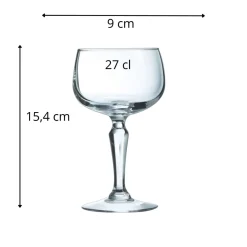 ARCOROC Verre à pied verre 27 cl Monti Discount