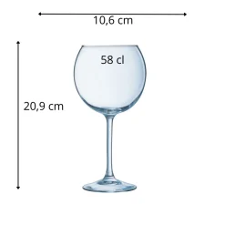 ARCOROC Verre à pied verre 58 cl Vina Online