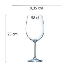 Verre à pied verre 58 cl Vina - ARCOROC Outlet