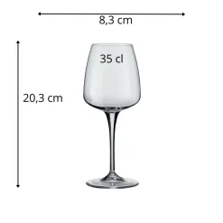 Verre à pied verre cristallin 35 cl Aurum - BORMIOLI ROCCO Outlet