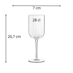 Verre à pied verre cristallin 28 cl Bach - LUIGI BORMIOLI