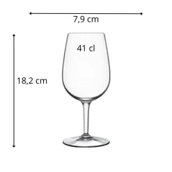 LUIGI BORMIOLI Verre à pied verre cristallin 41 cl Doc Clearance