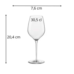 Verre à pied verre cristallin 30,5 cl Tre Sensi - BORMIOLI ROCCO Outlet