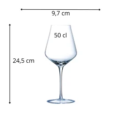 Verre à pied verre cristallin 50 cl Reveal Up - CHEF & SOMMELIER
