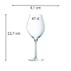 Verre à pied verre cristallin 47 cl Exaltation - CHEF & SOMMELIER Online