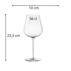 Verre à pied verre cristallin 56 cl Uno - BORMIOLI ROCCO Discount