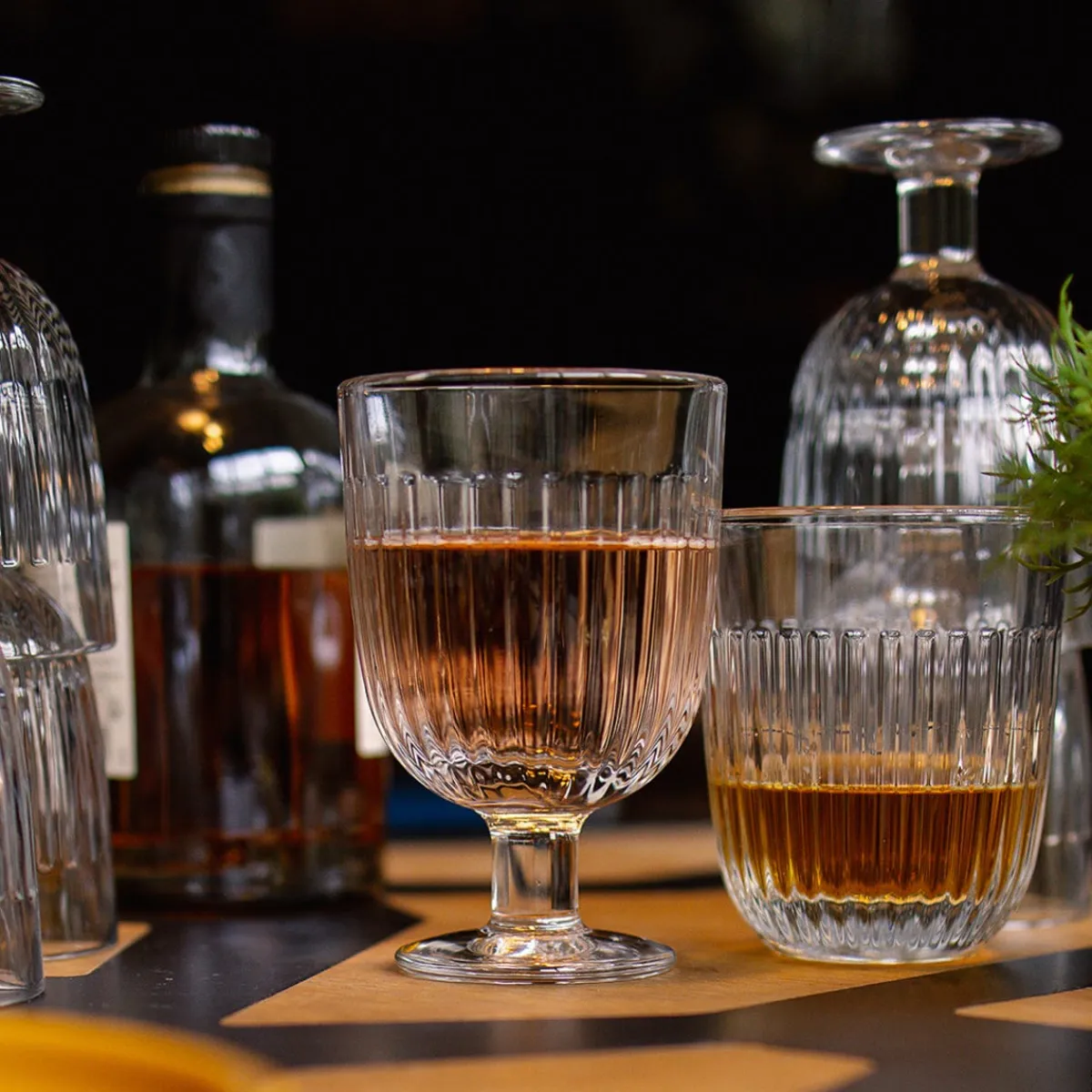 LA ROCHERE Verre à pied verre pressé 22 cl Ouessant Discount