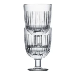 LA ROCHERE Verre à pied verre pressé 22 cl Ouessant Discount