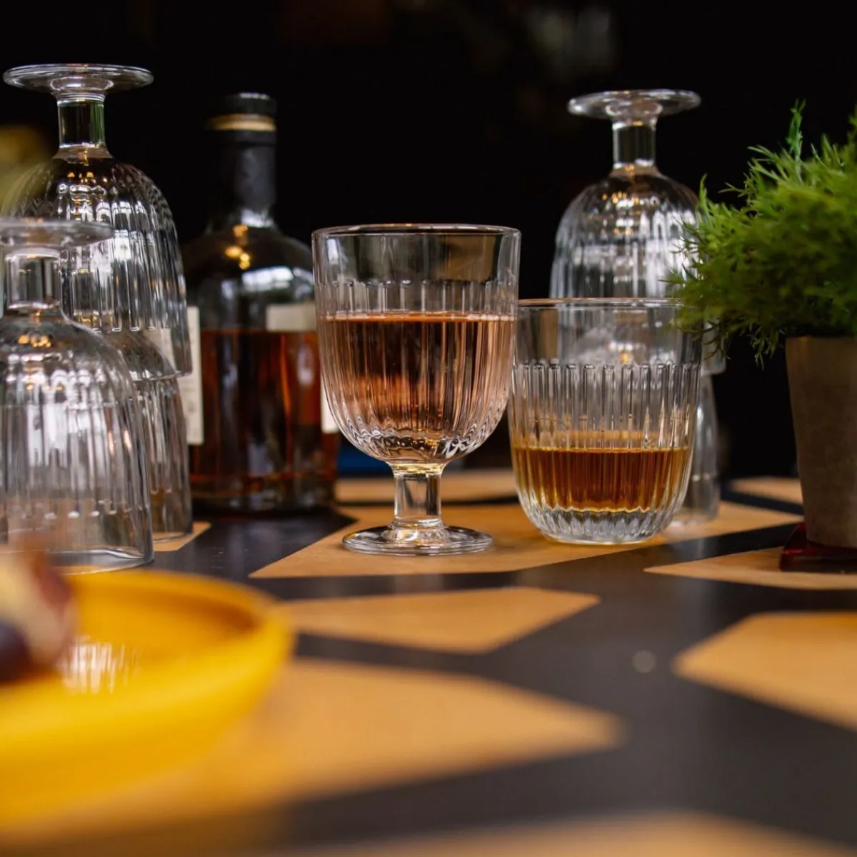 LA ROCHERE Verre à pied verre pressé 22 cl Ouessant Discount