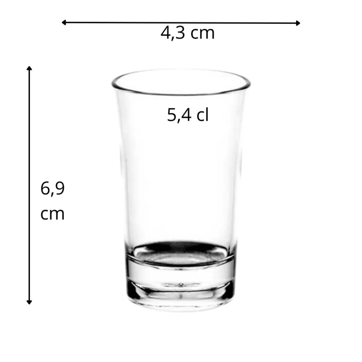 Verre shooter SAN 5,4 cl - Aucune Hot