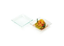 Verrine carré transparent 6x6x1,4 cm 2 cl (50 pièces) - Aucune New