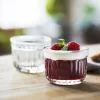 LA ROCHERE Verrine droit transparent verre pressé Ø 8,3 cm Delice Clearance