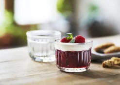 LA ROCHERE Verrine droit transparent verre pressé Ø 8,3 cm Delice Clearance