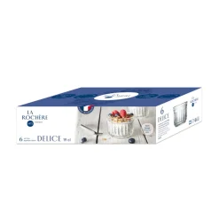LA ROCHERE Verrine droit transparent verre pressé Ø 8,3 cm Delice Clearance