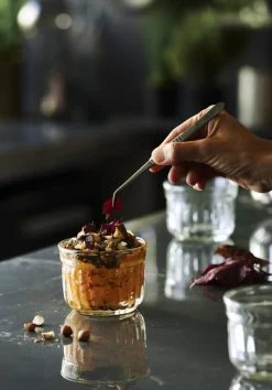 LA ROCHERE Verrine droit transparent verre pressé Ø 8,3 cm Delice Clearance