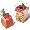 Aucune Verrine transparent 5,5x5,5x8 cm 16 cl (10 pièces) Outlet
