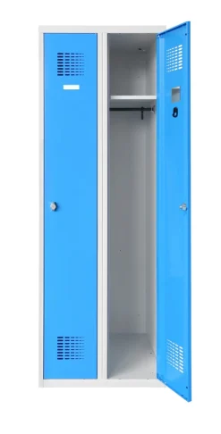 CARAY Vestiaire 2 casiers tôle d'acier 180x60x50 cm Ligne 50