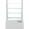 Vitrine refrig 68l blanc blanc froid positif 68 L 4 niveaux - HENDI Clearance
