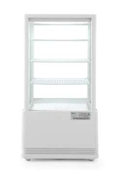 Vitrine refrig 68l blanc blanc froid positif 68 L 4 niveaux - HENDI Clearance