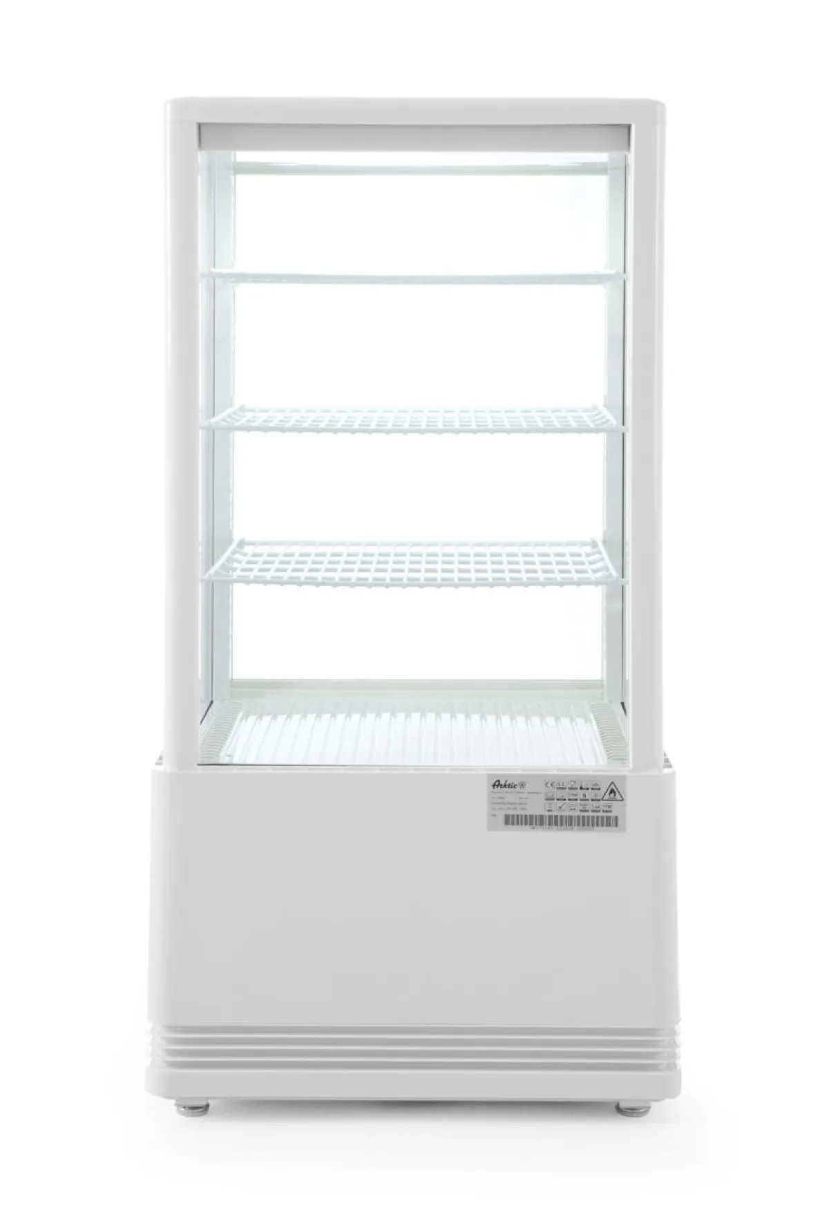 Vitrine refrig 68l blanc blanc froid positif 68 L 4 niveaux - HENDI Clearance