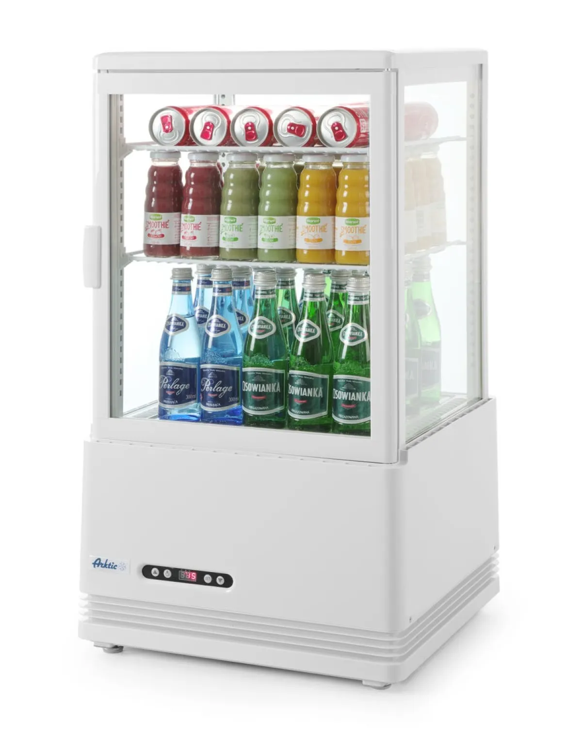 Vitrine refrig 58l blanc blanc froid positif 58 L 3 niveaux - HENDI Outlet
