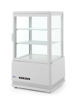 Vitrine refrig 58l blanc blanc froid positif 58 L 3 niveaux - HENDI Outlet
