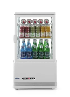 Vitrine refrig 58l blanc blanc froid positif 58 L 3 niveaux - HENDI Outlet