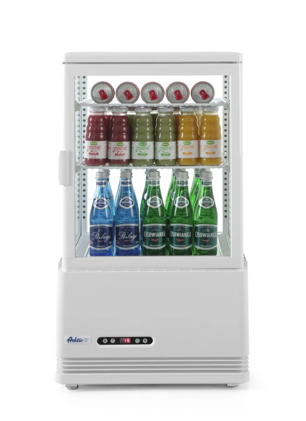 Vitrine refrig 58l blanc blanc froid positif 58 L 3 niveaux - HENDI Outlet