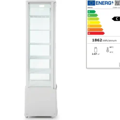 HENDI Vitrine refrig 270l blanc blanc 270 L 6 niveaux Online