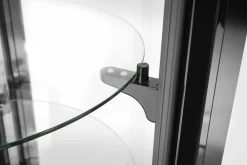 Vitrine refrig patiss. ronde 360l argent froid positif 360 L 4 niveaux - HENDI Sale