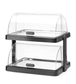 HENDI Vitrine réfrigérée gn1/1 noir roll top Uniq Outlet