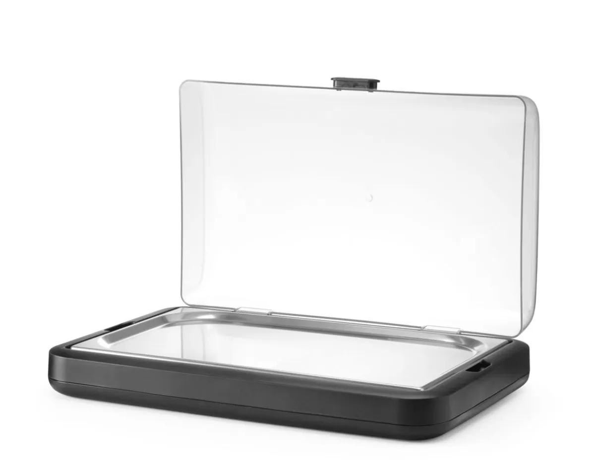 HENDI Vitrine réfrigérée gn1/1 rectangulaire noir classic Uniq Online