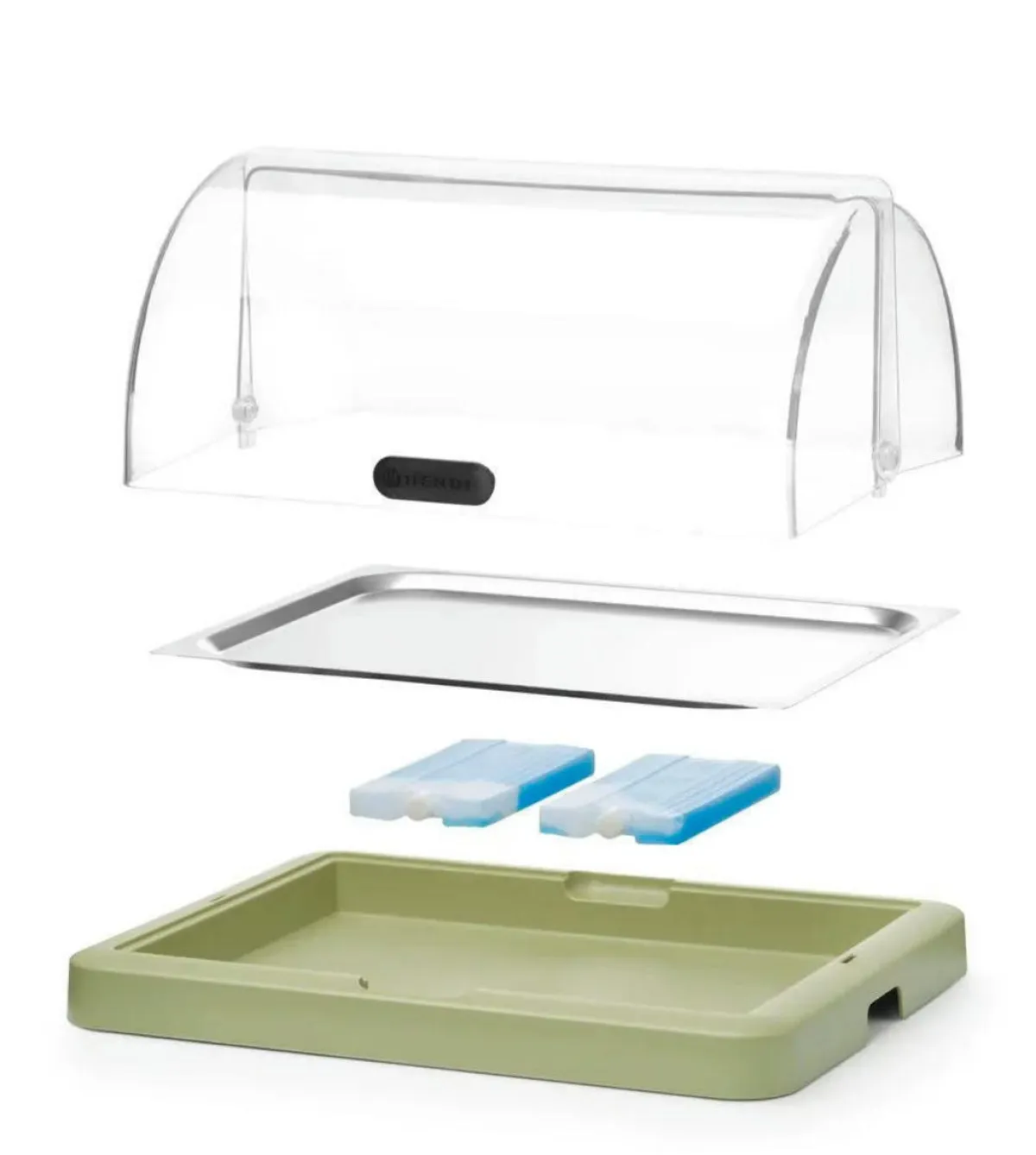 HENDI Vitrine réfrigérée gn1/1 vert classic Uniq