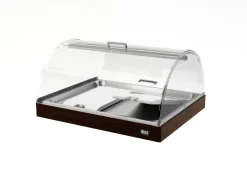 Vitrine réfrigérée pour chariot wengé bois - ROCAM Outlet